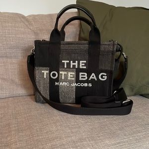 Marc Jacobs Black Denim Mini Tote Bag